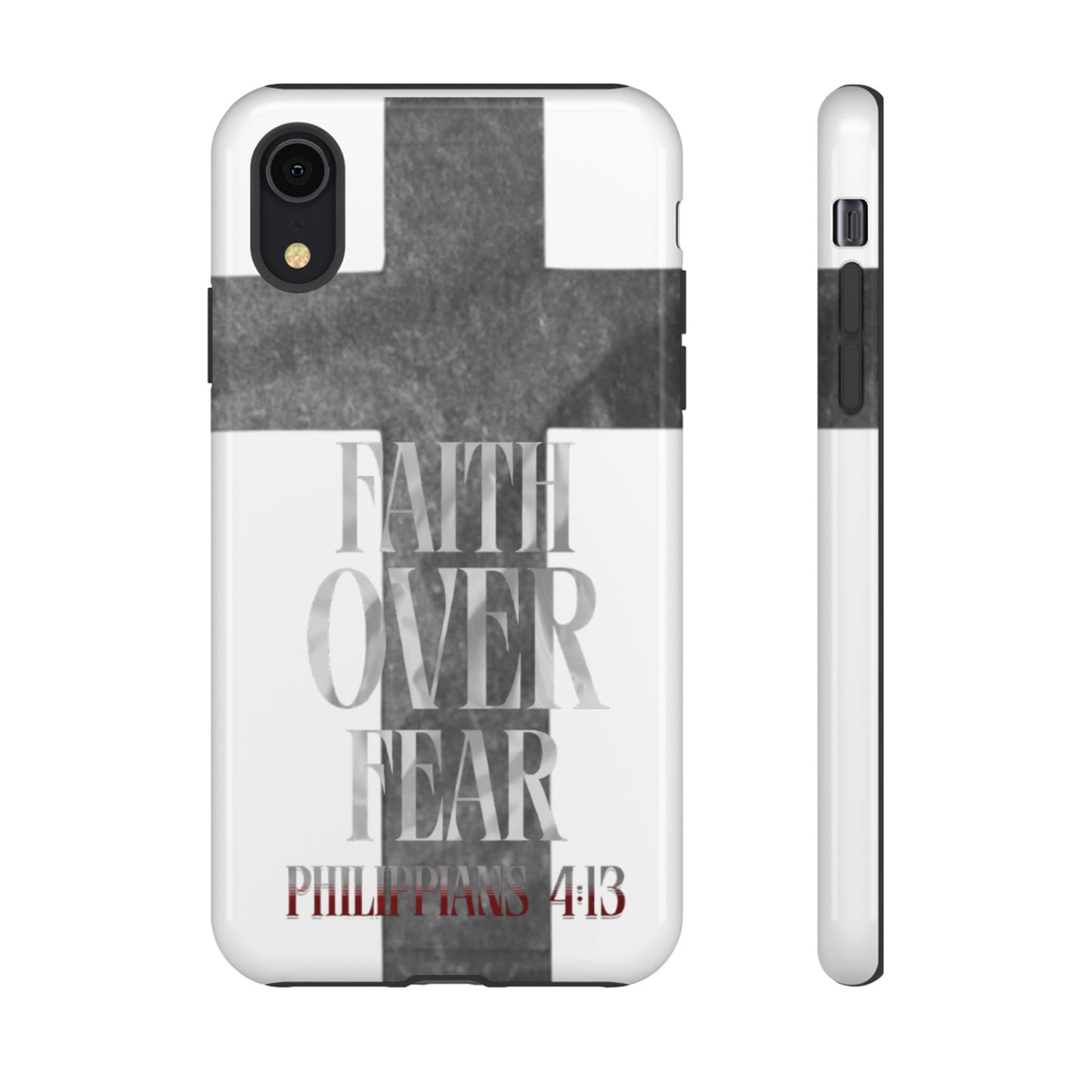 Phone Case - Faith Over Fear - White