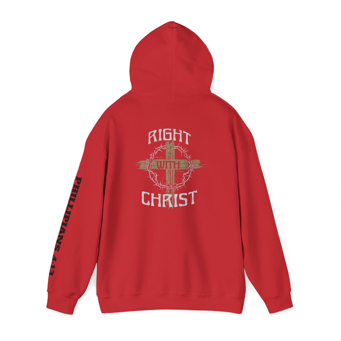 Christian Unisex Hoodie - Right with Christ Design