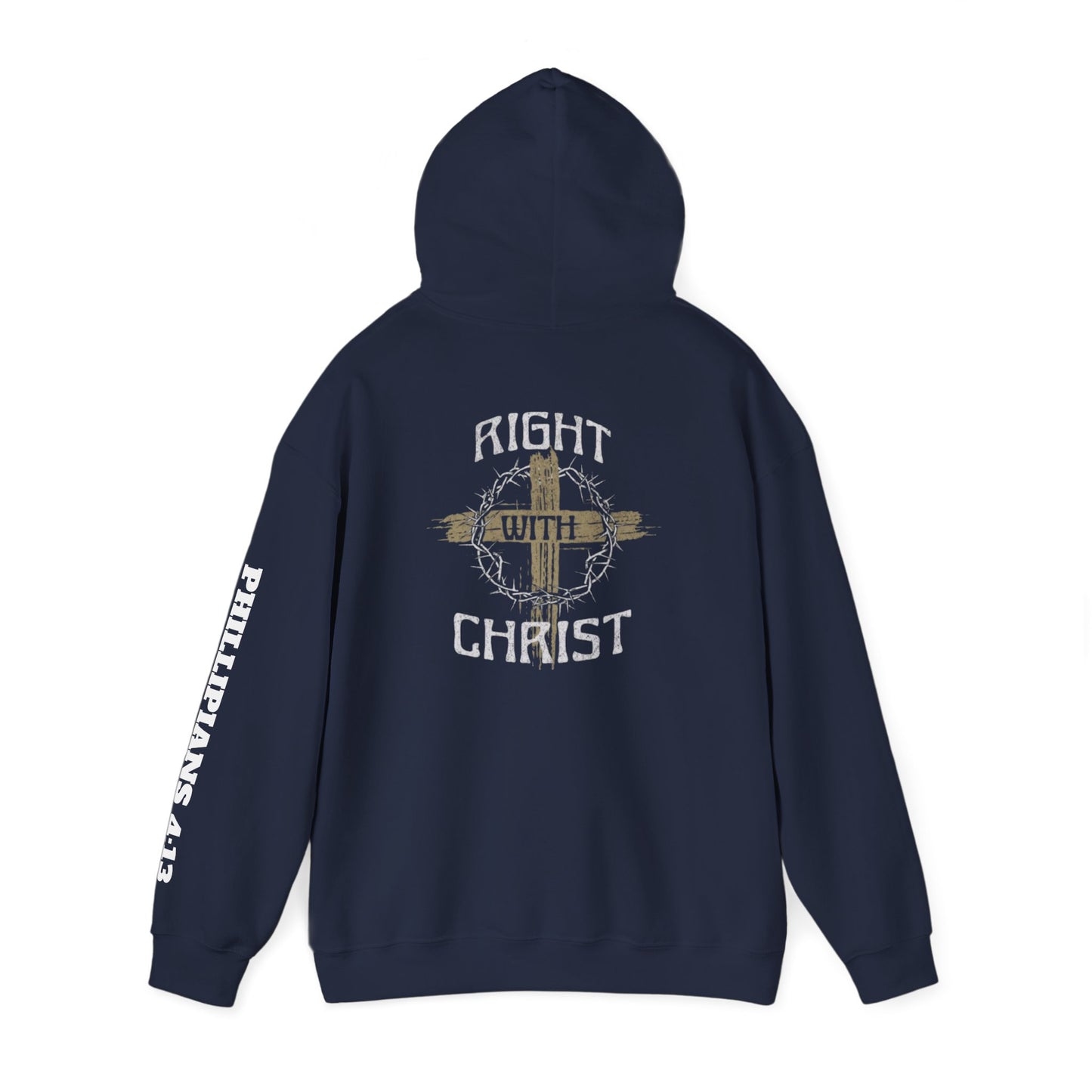 Christian Unisex Hoodie - Right with Christ Design