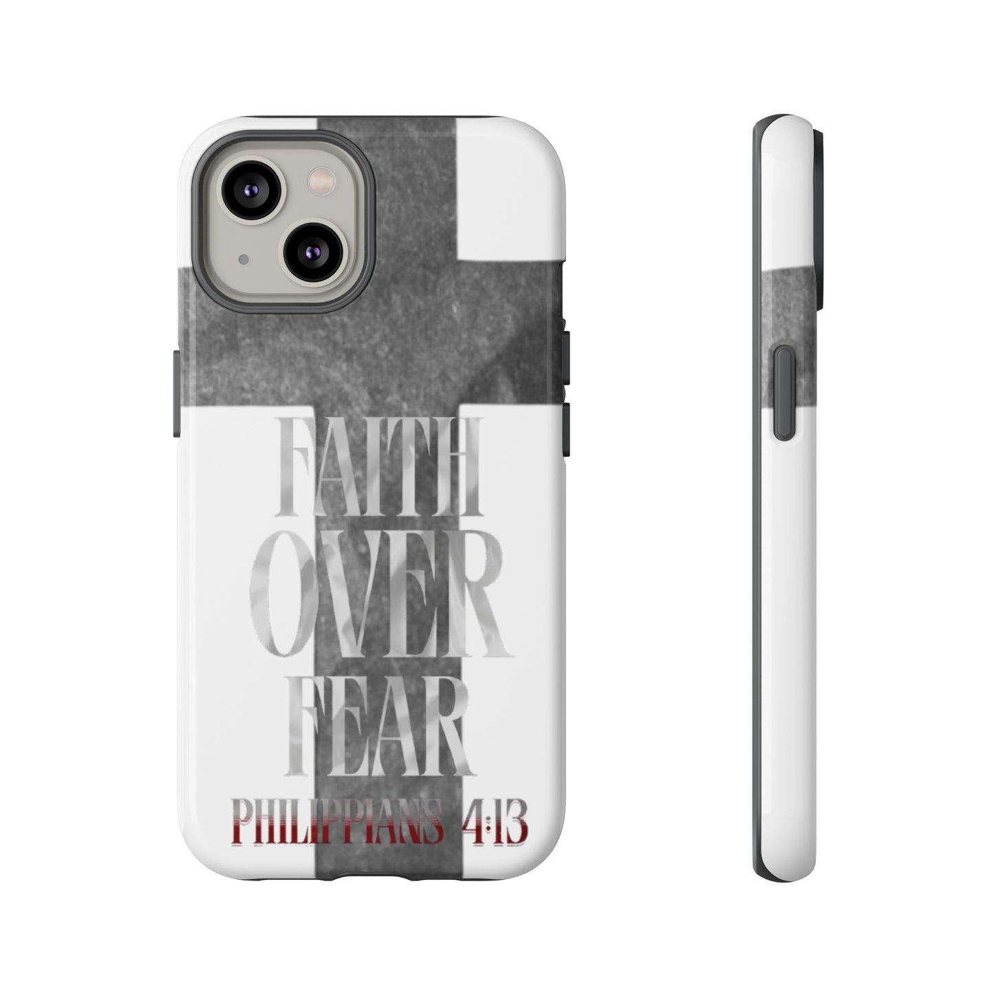 Phone Case - Faith Over Fear - White