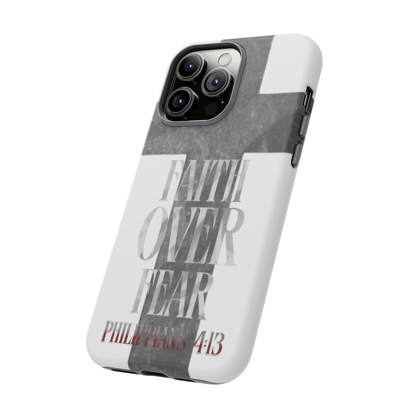 Phone Case - Faith Over Fear - White