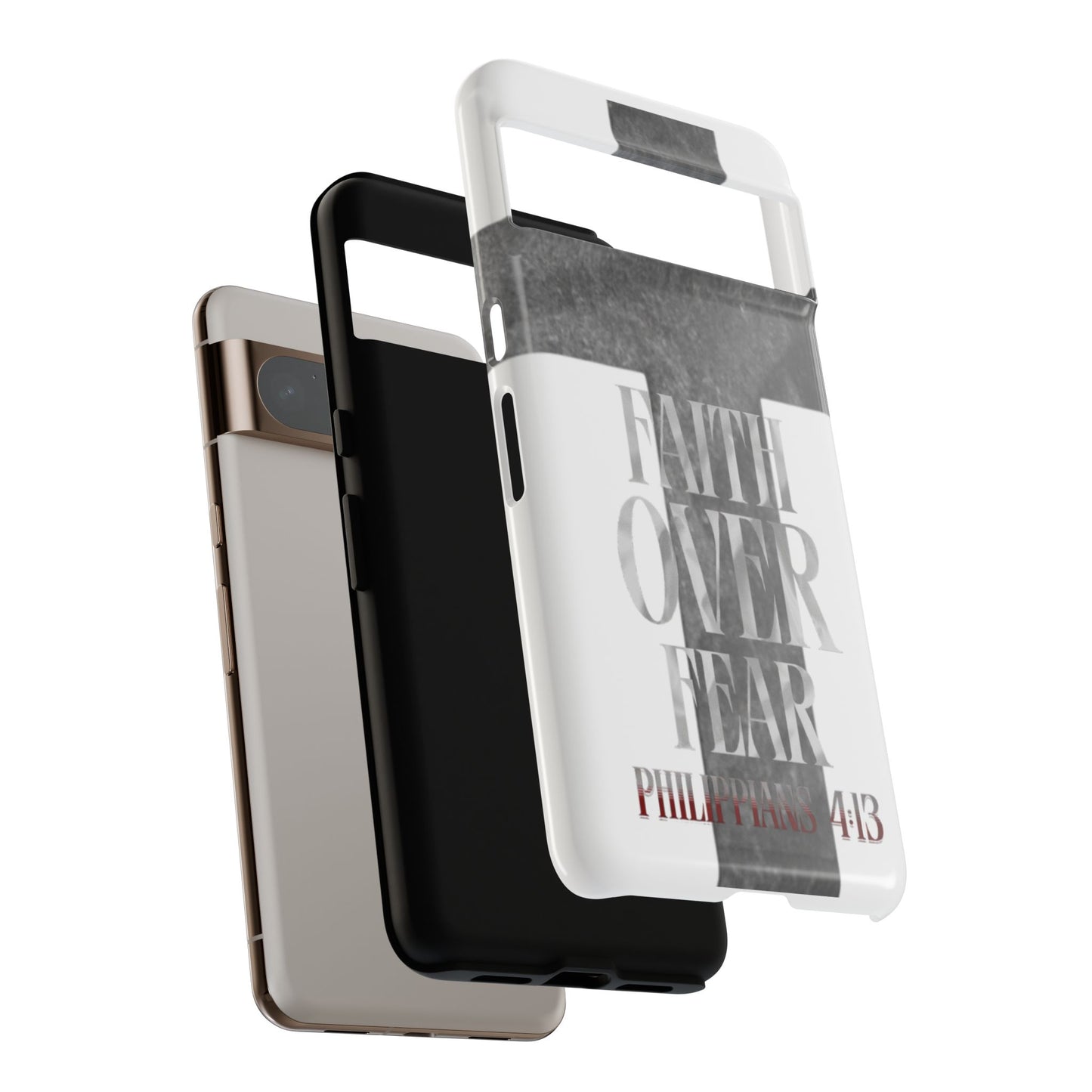 Phone Case - Faith Over Fear - White