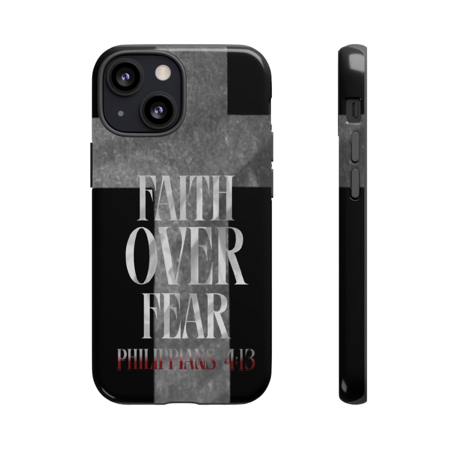 Phone Case - Faith Over Fear - Black