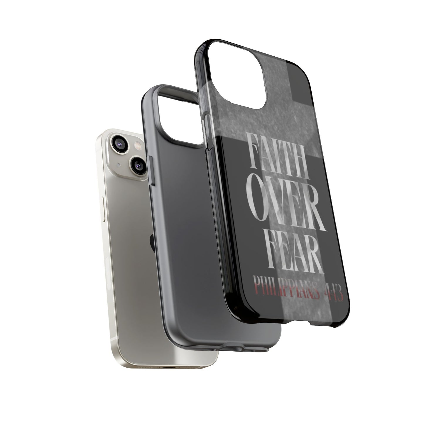 Phone Case - Faith Over Fear - Black