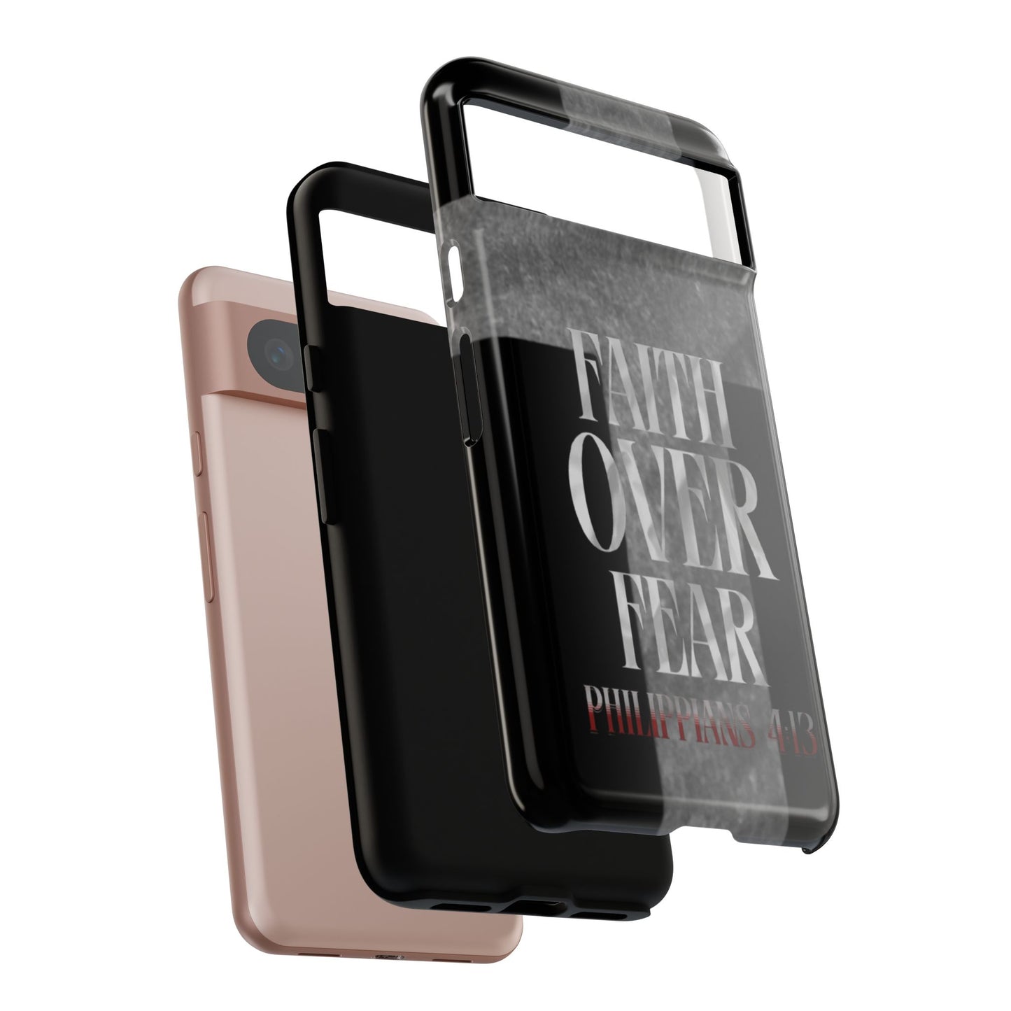 Phone Case - Faith Over Fear - Black