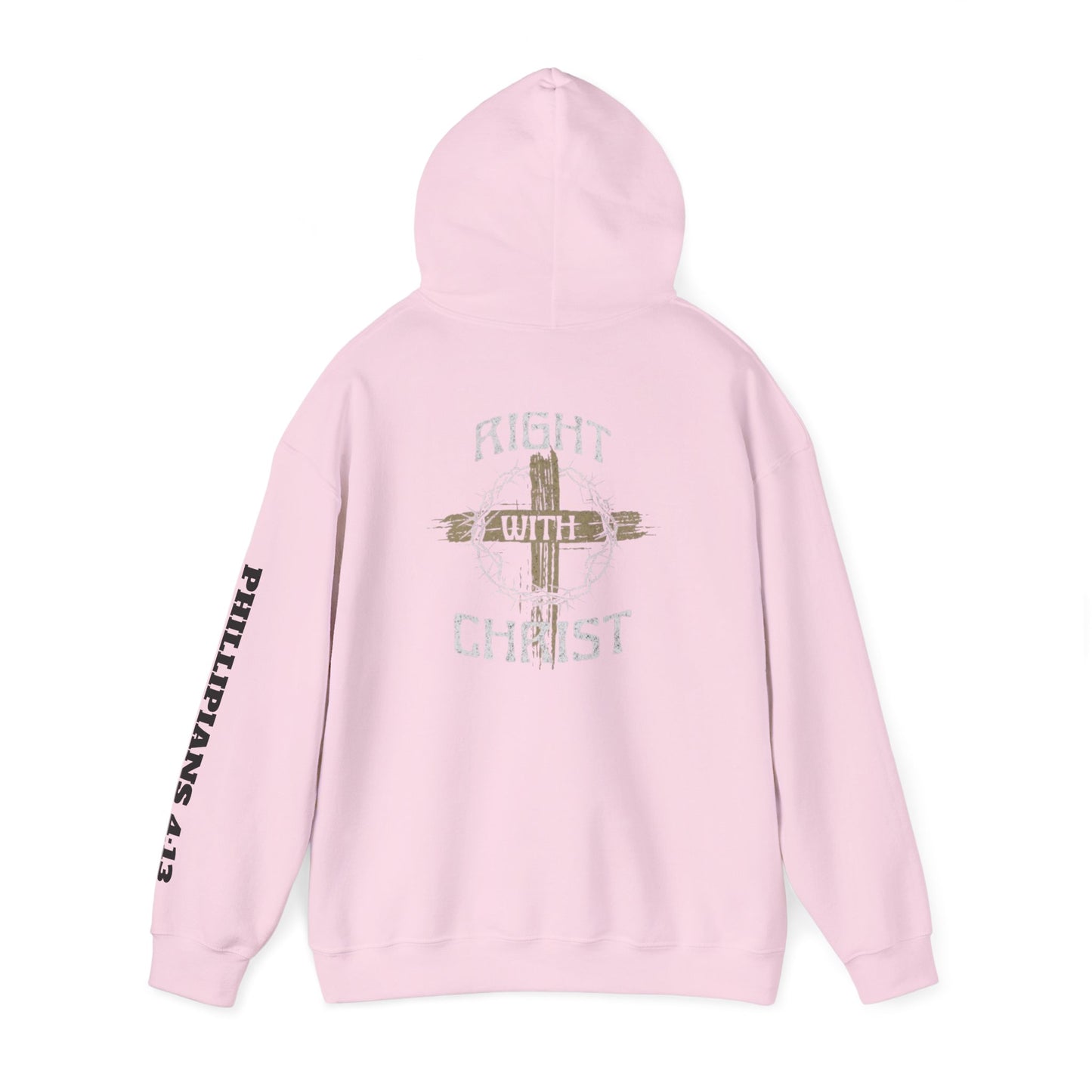 Christian Unisex Hoodie - Right with Christ Design