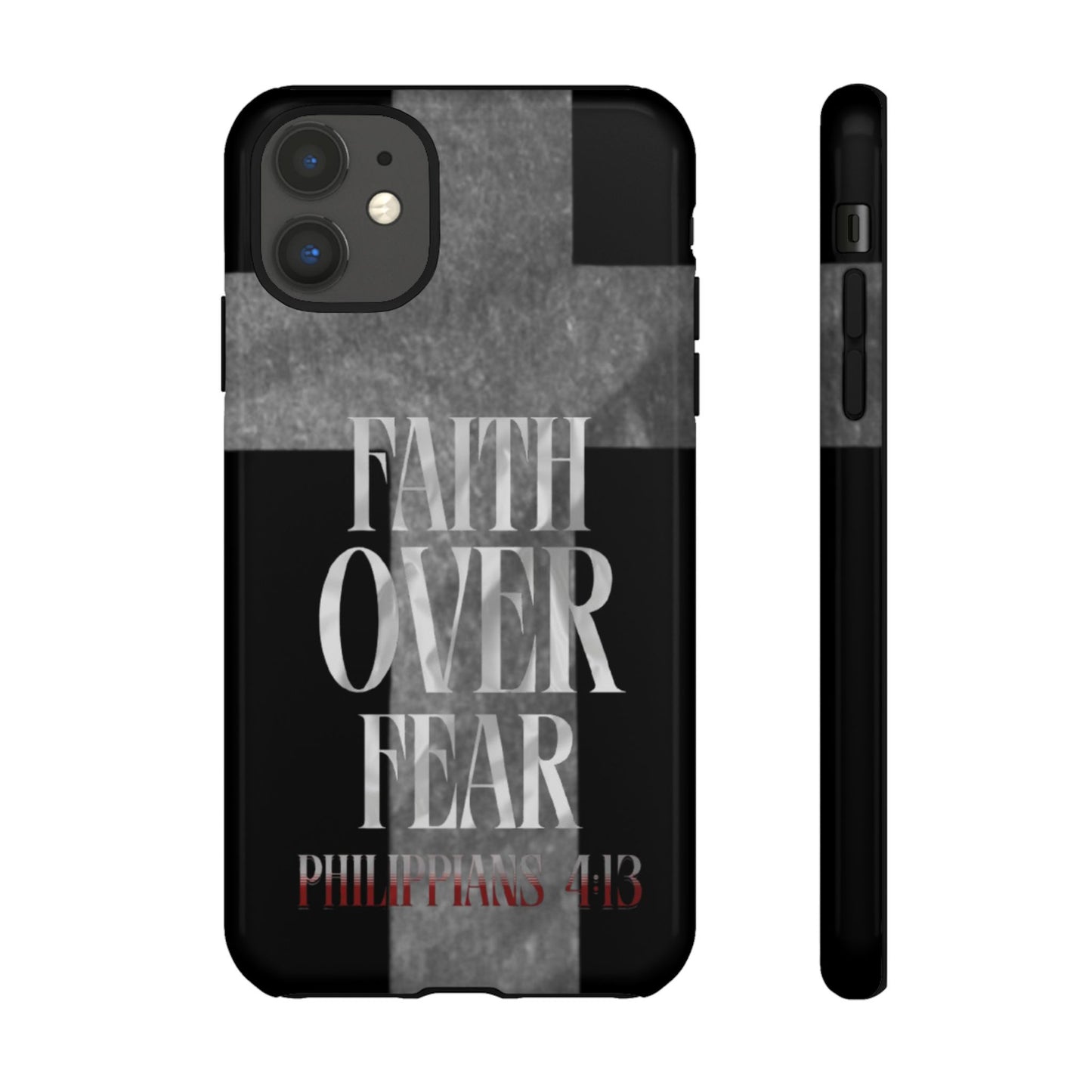 Phone Case - Faith Over Fear - Black
