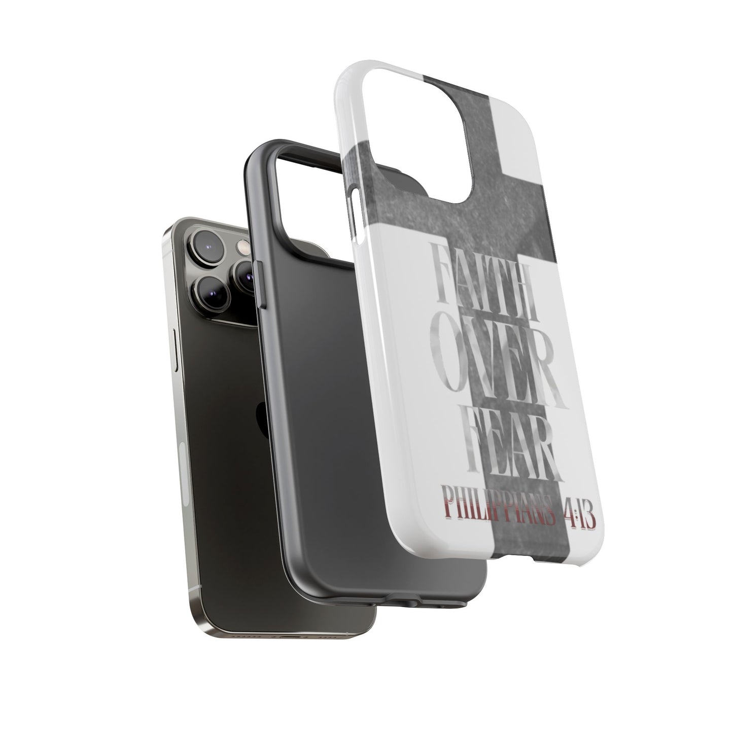 Phone Case - Faith Over Fear - White