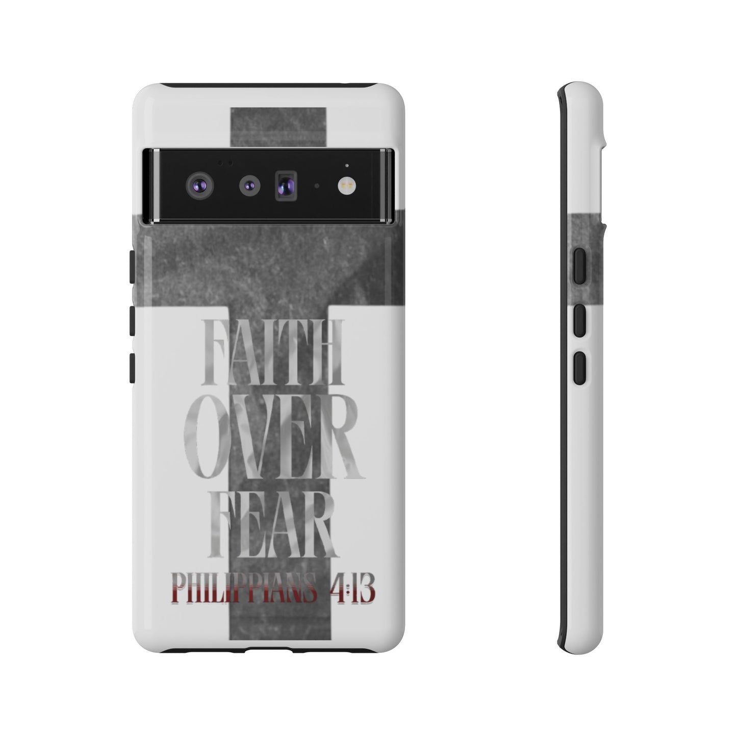 Phone Case - Faith Over Fear - White