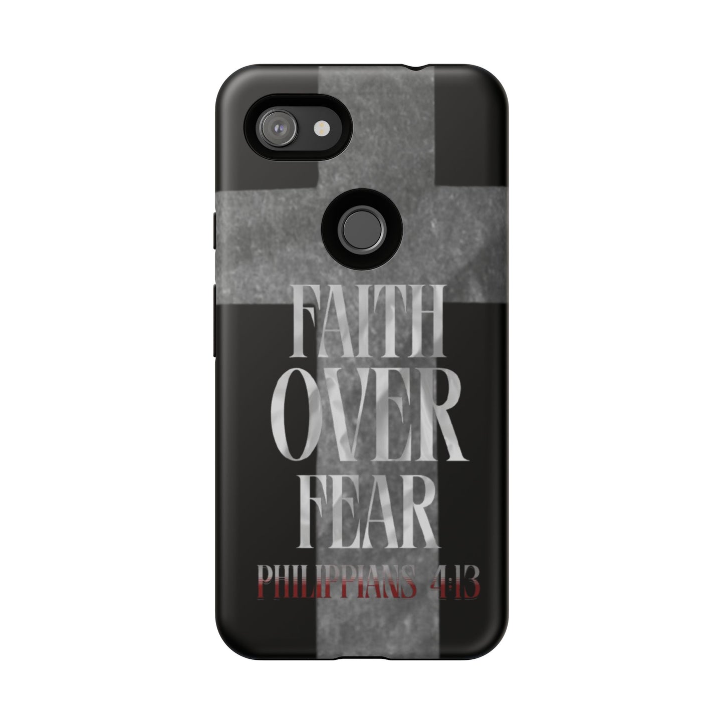 Phone Case - Faith Over Fear - Black
