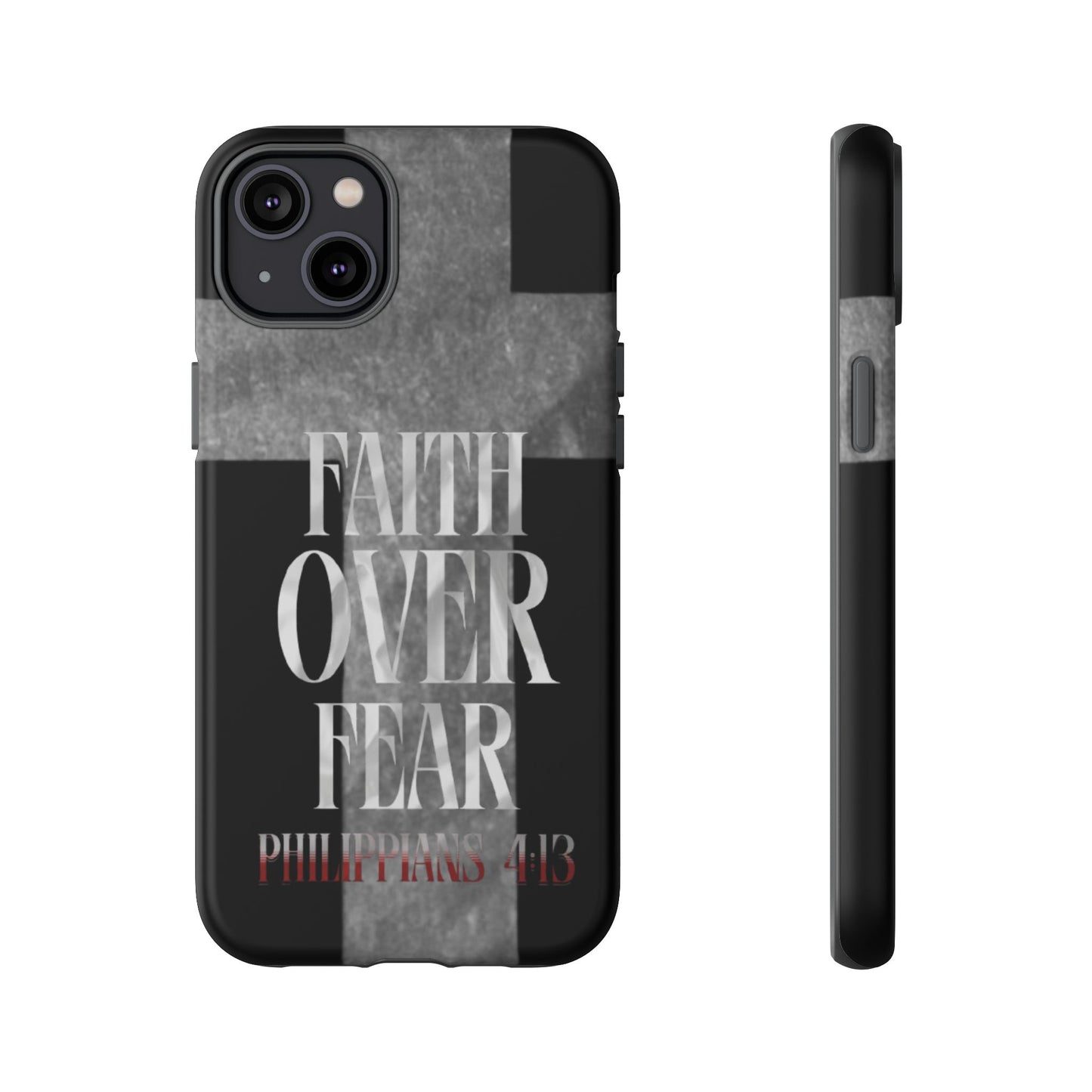 Phone Case - Faith Over Fear - Black