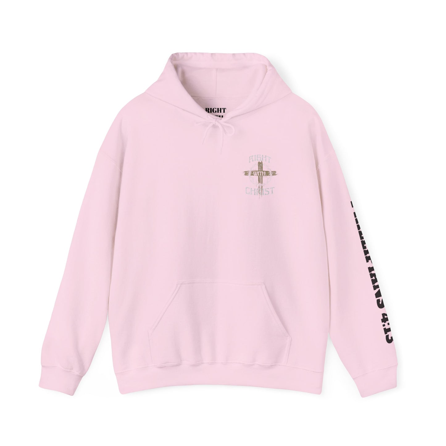 Christian Unisex Hoodie - Right with Christ Design