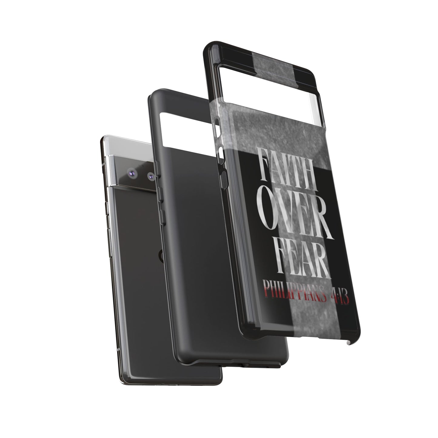 Phone Case - Faith Over Fear - Black