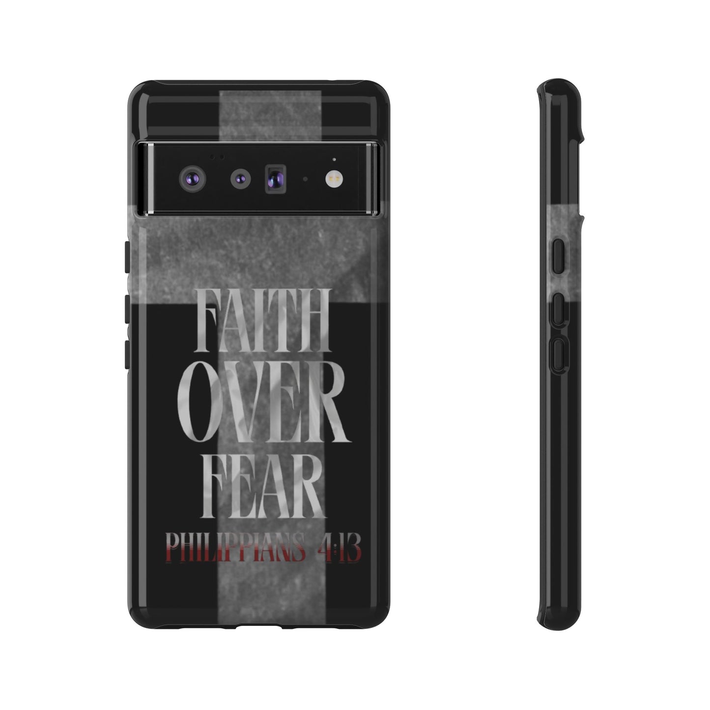 Phone Case - Faith Over Fear - Black