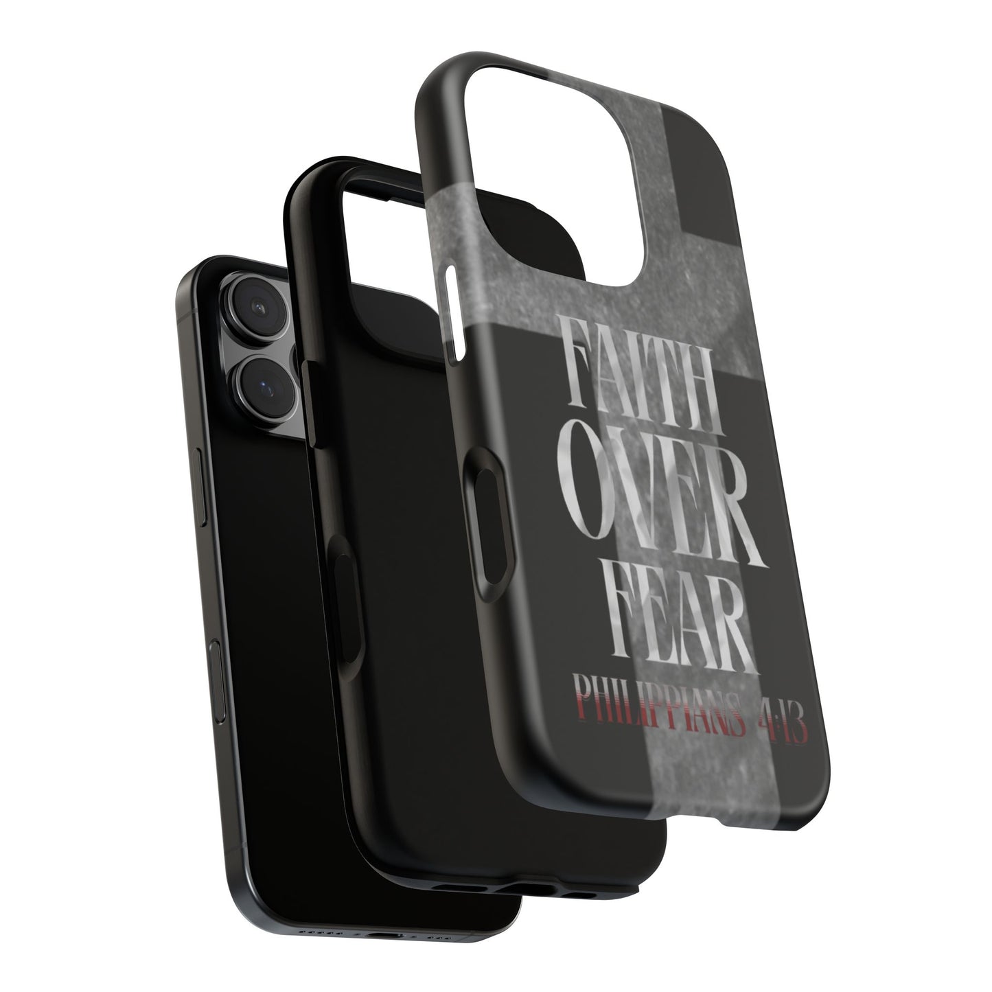 Phone Case - Faith Over Fear - Black