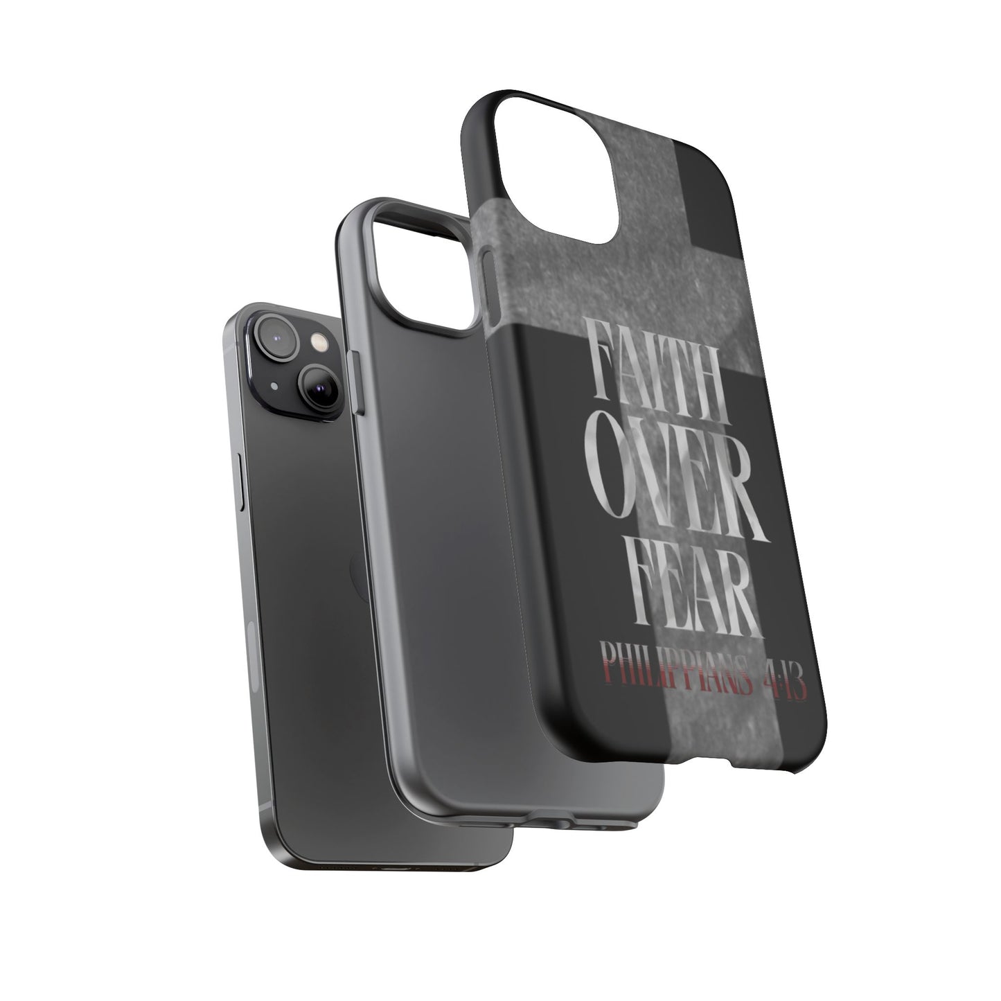 Phone Case - Faith Over Fear - Black