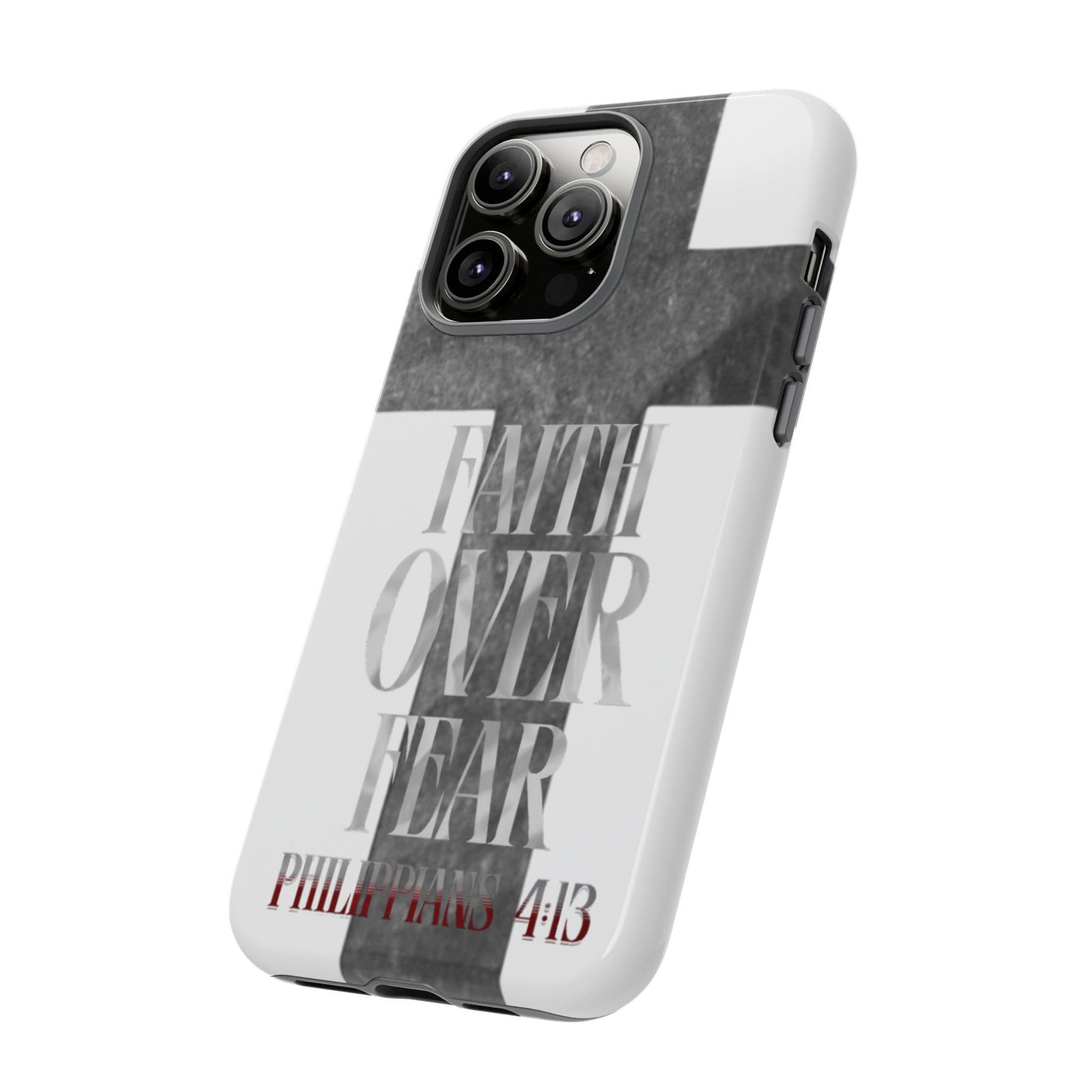 Phone Case - Faith Over Fear - White