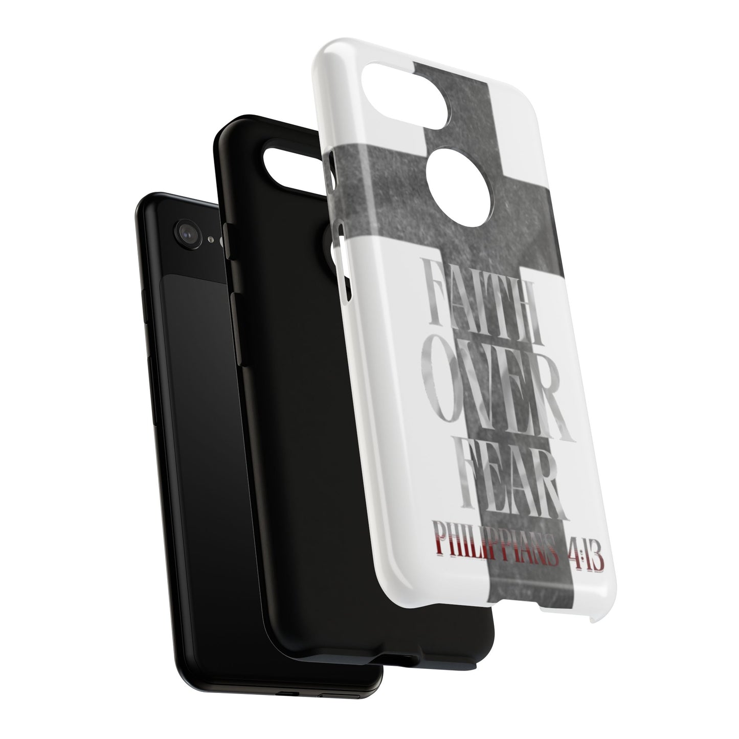 Phone Case - Faith Over Fear - White
