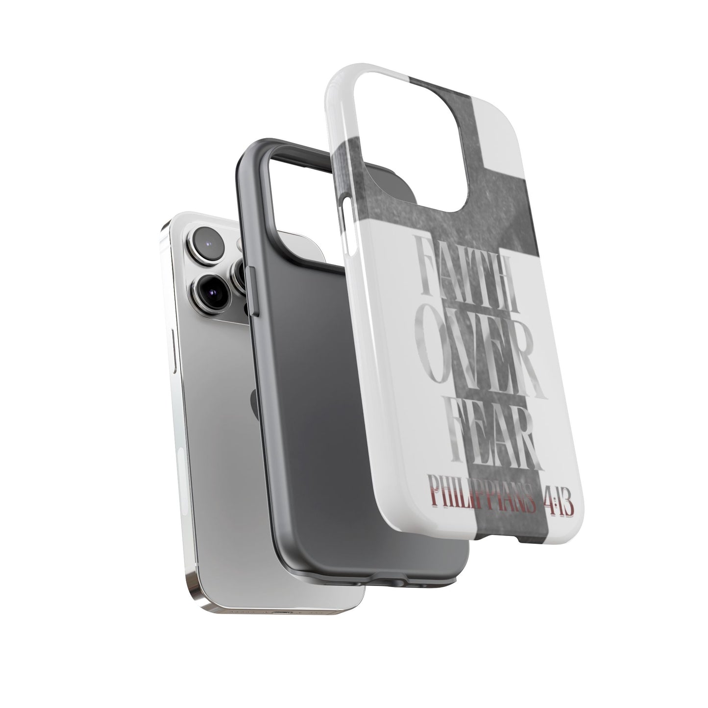 Phone Case - Faith Over Fear - White