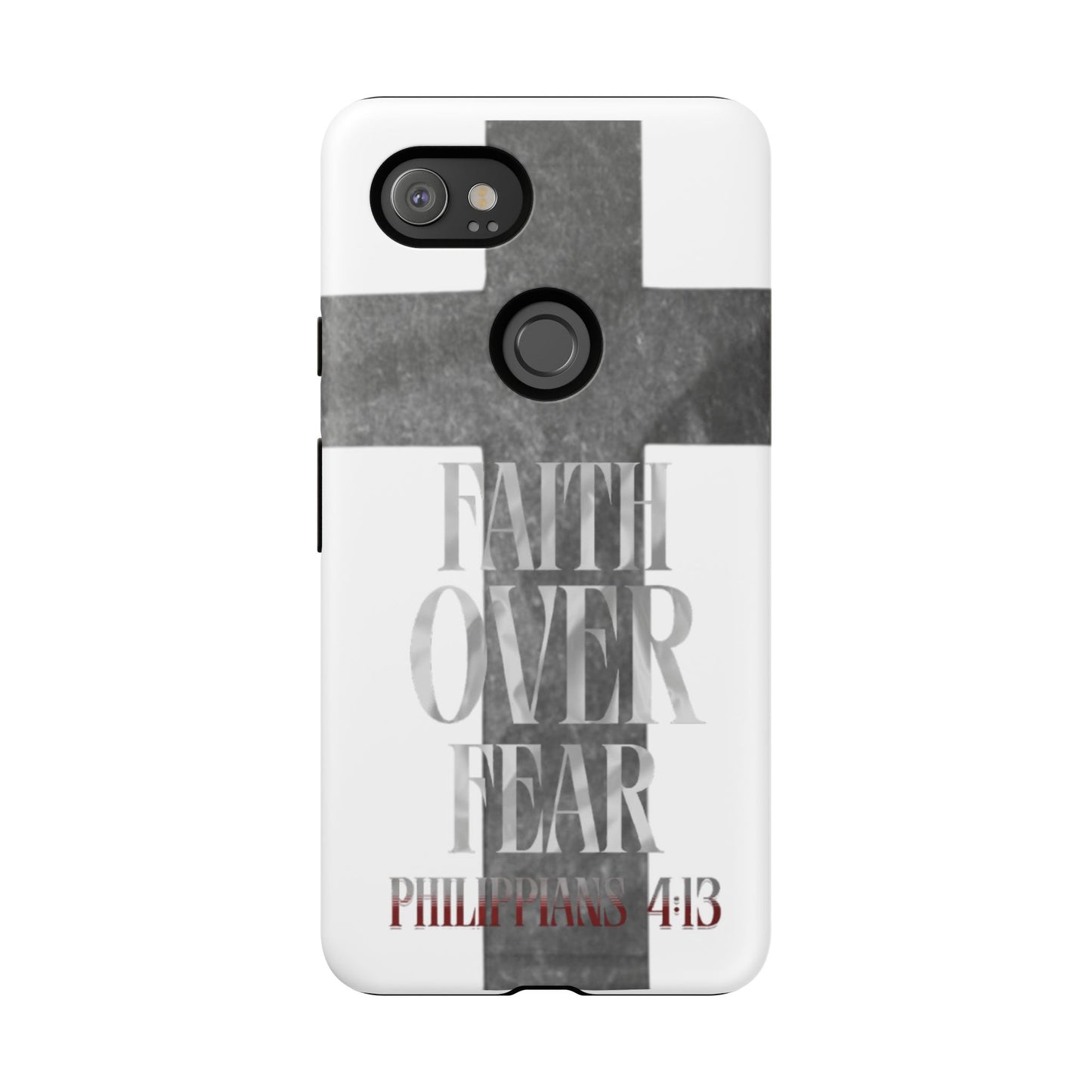 Phone Case - Faith Over Fear - White