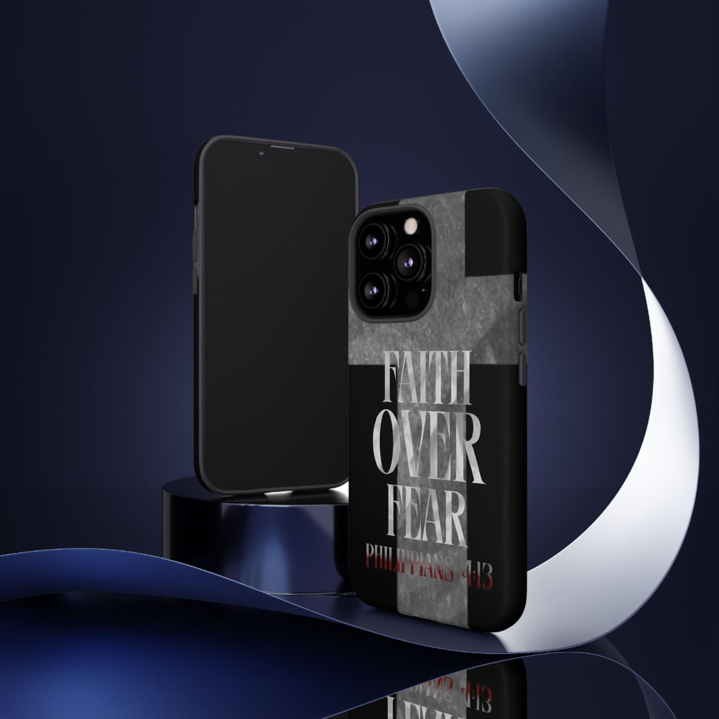 Phone Case - Faith Over Fear - Black