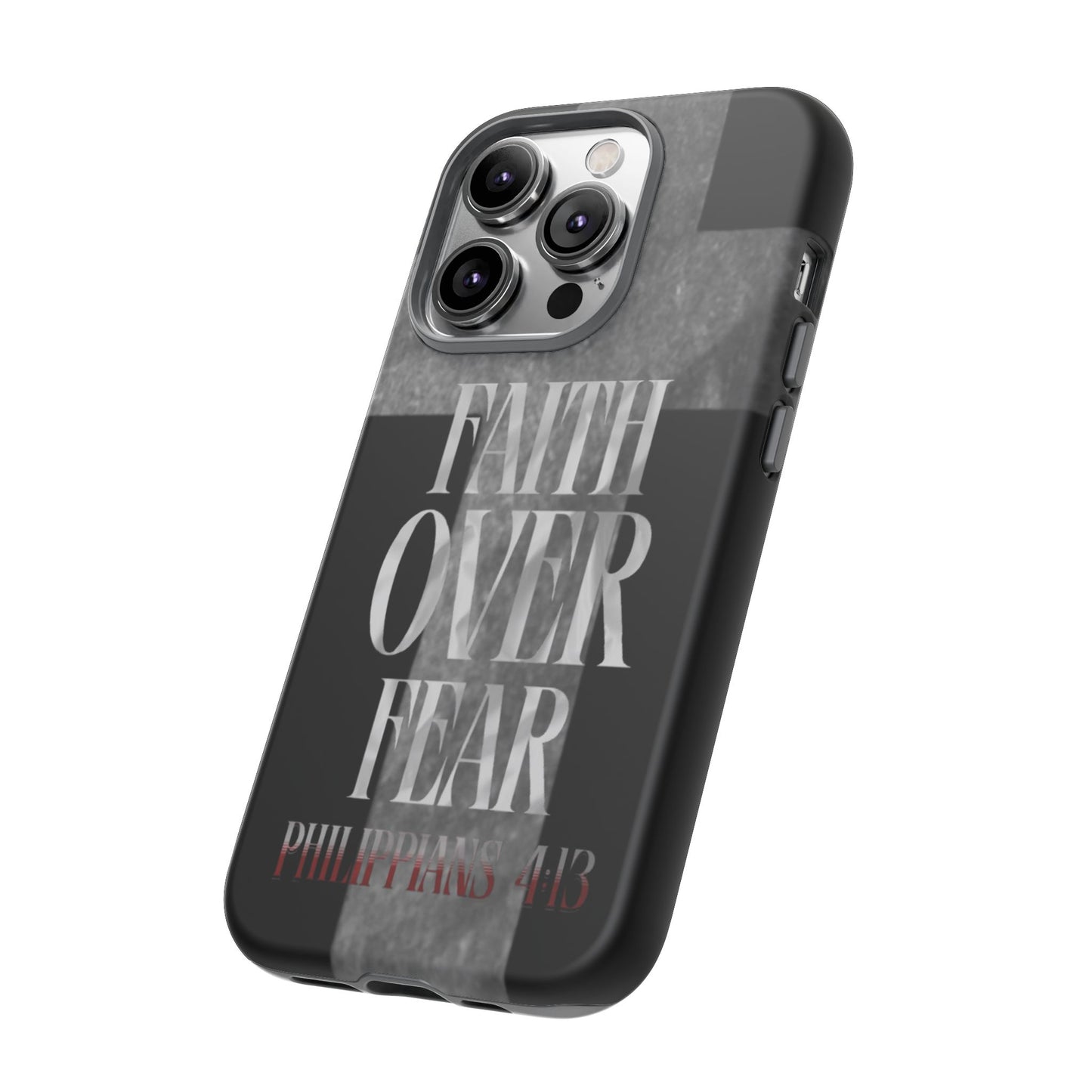 Phone Case - Faith Over Fear - Black