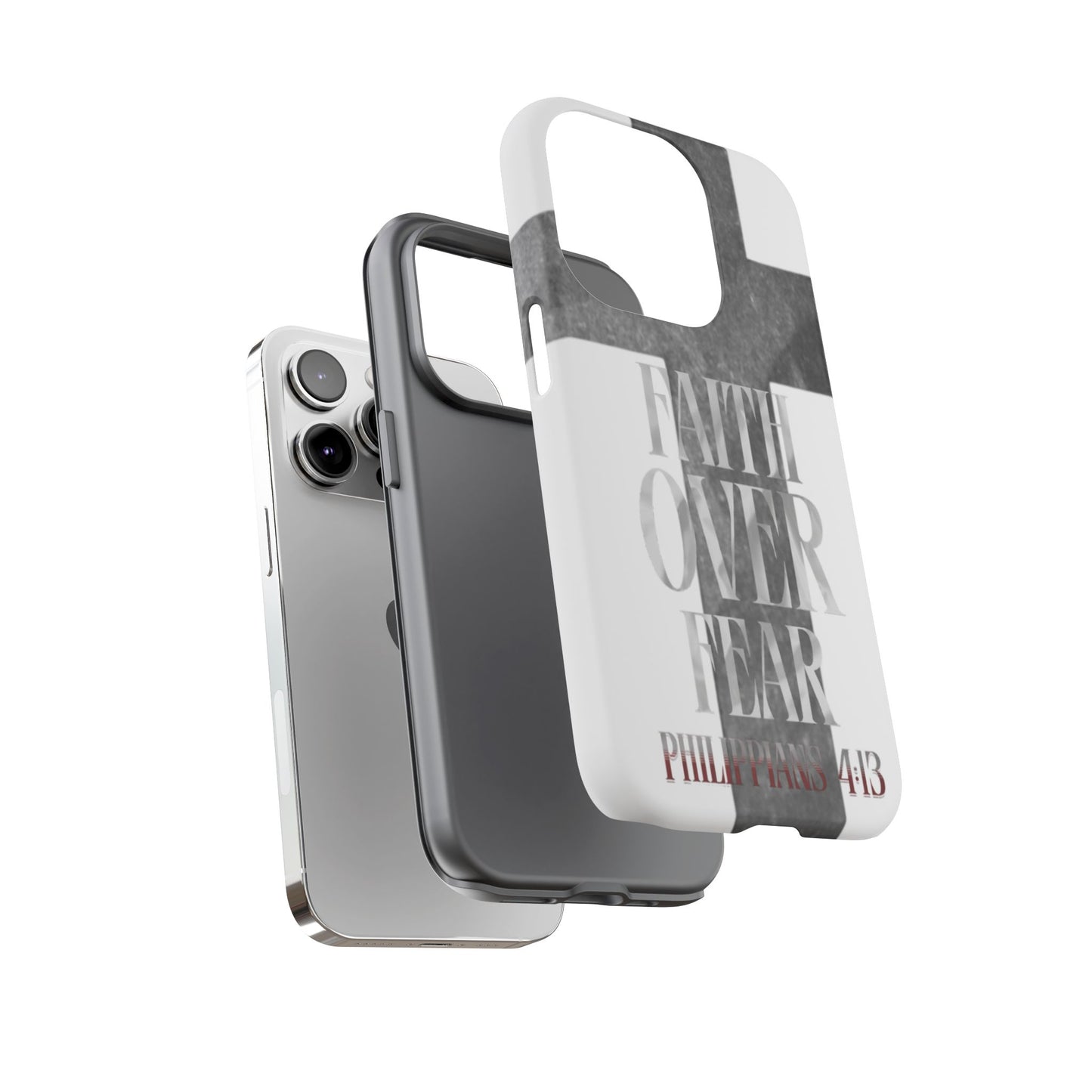 Phone Case - Faith Over Fear - White