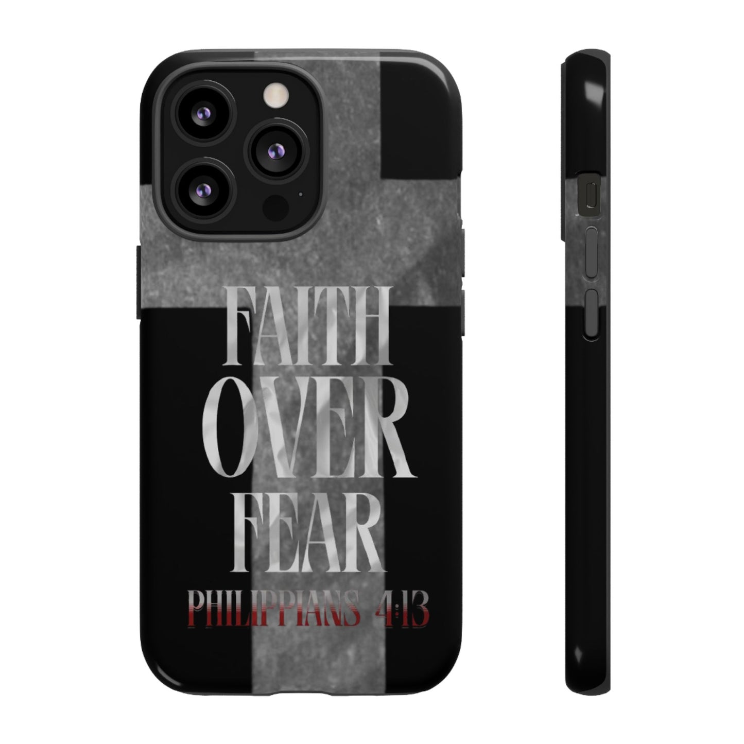 Phone Case - Faith Over Fear - Black