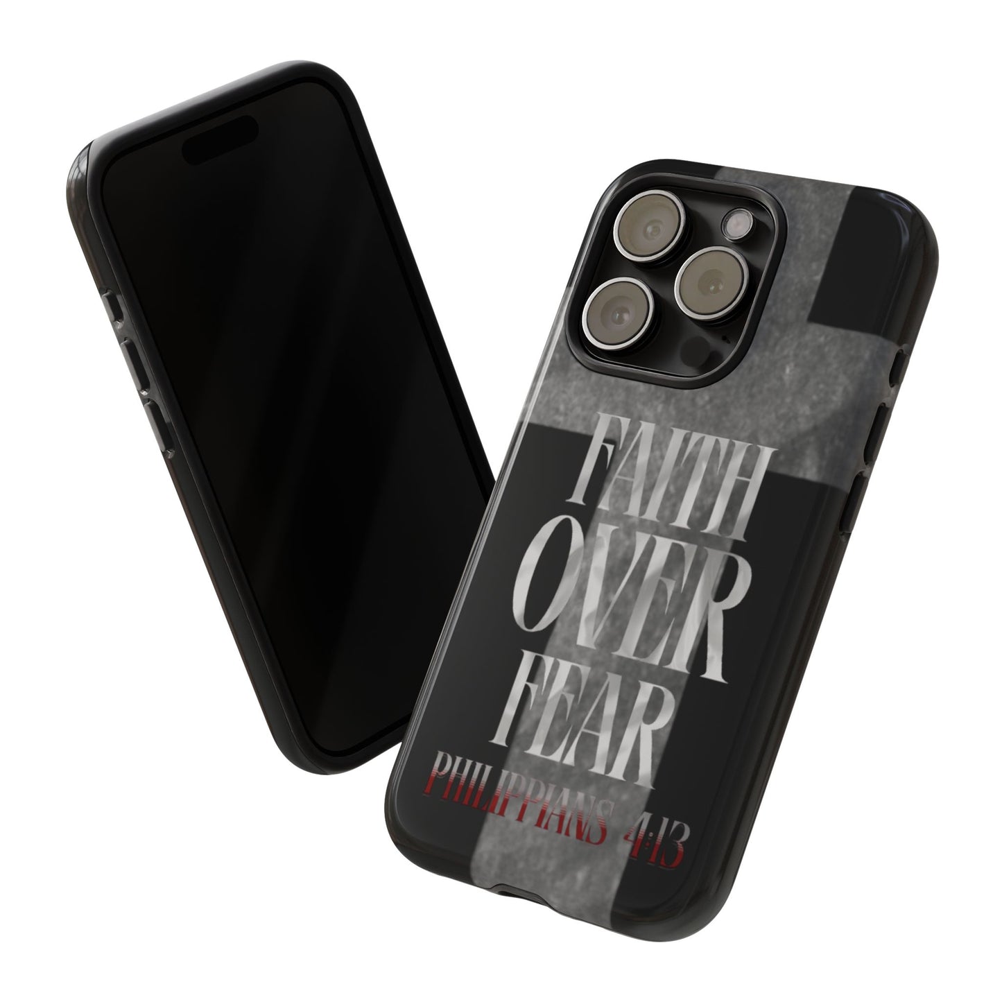 Phone Case - Faith Over Fear - Black