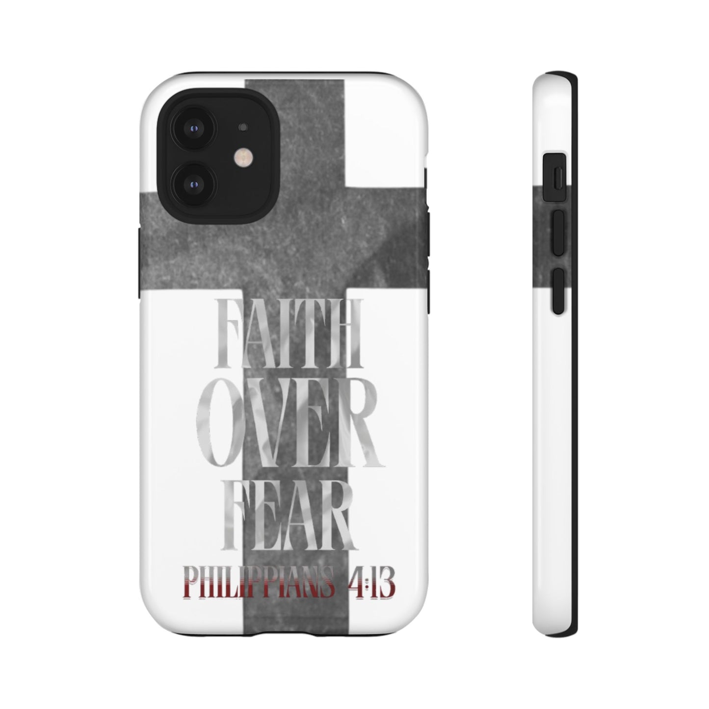 Phone Case - Faith Over Fear - White