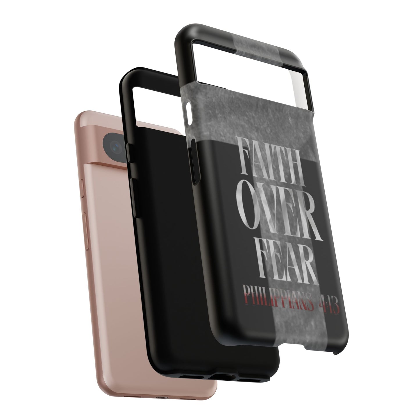 Phone Case - Faith Over Fear - Black