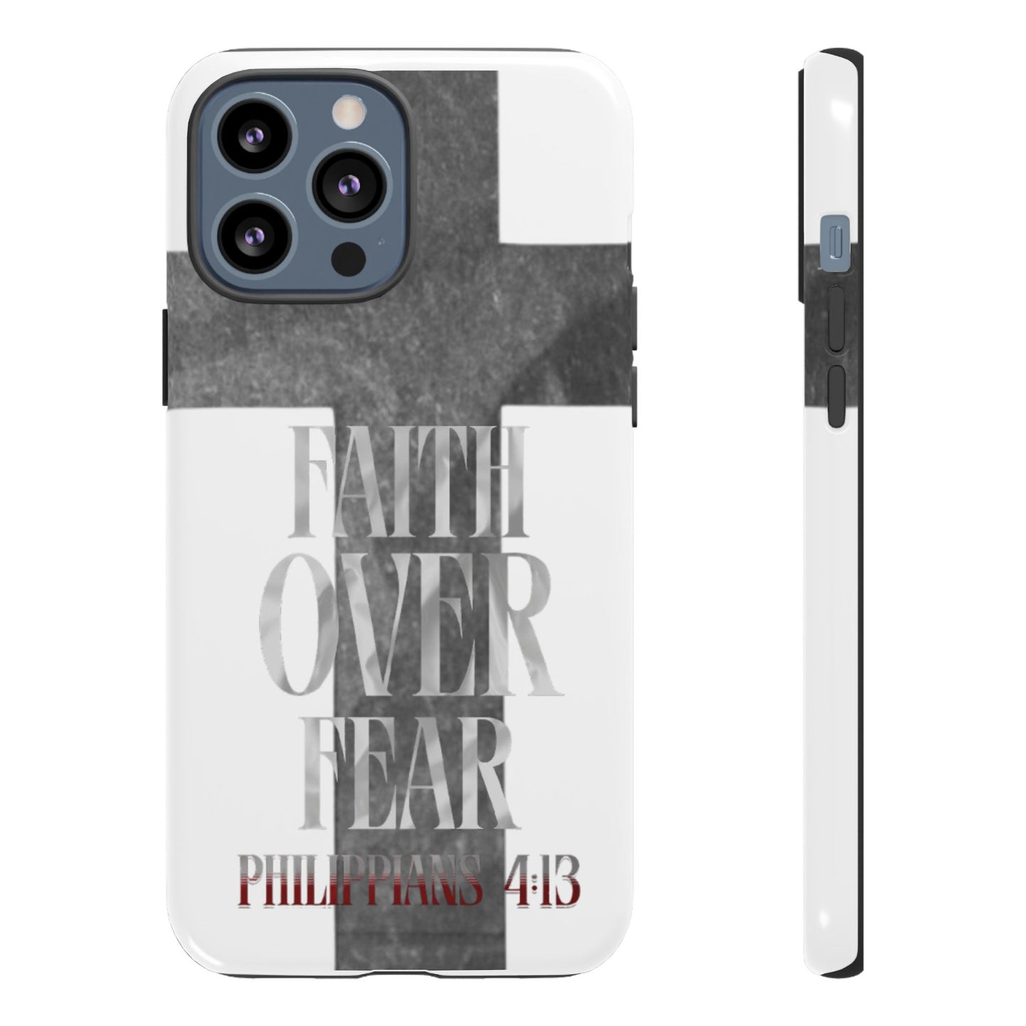 Phone Case - Faith Over Fear - White
