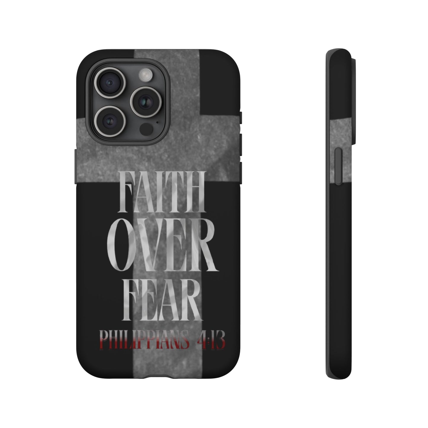 Phone Case - Faith Over Fear - Black