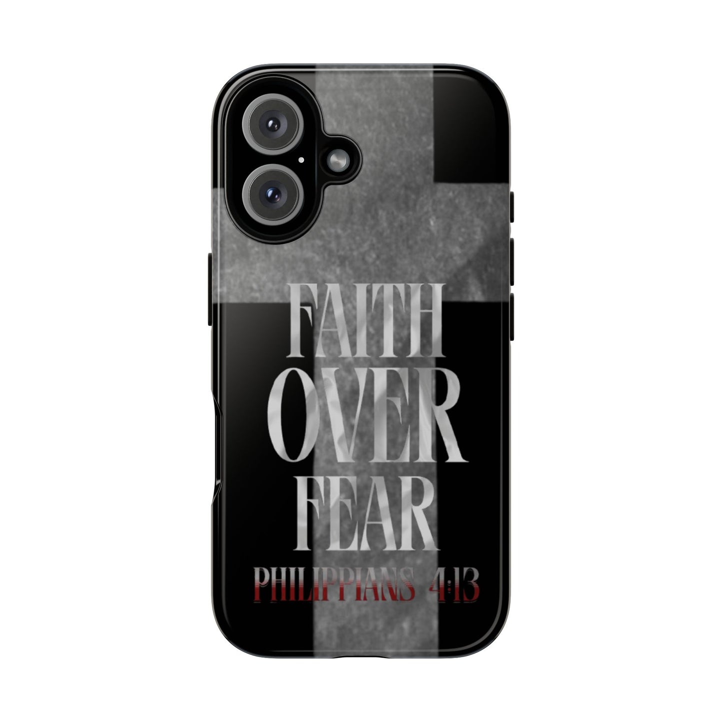 Phone Case - Faith Over Fear - Black