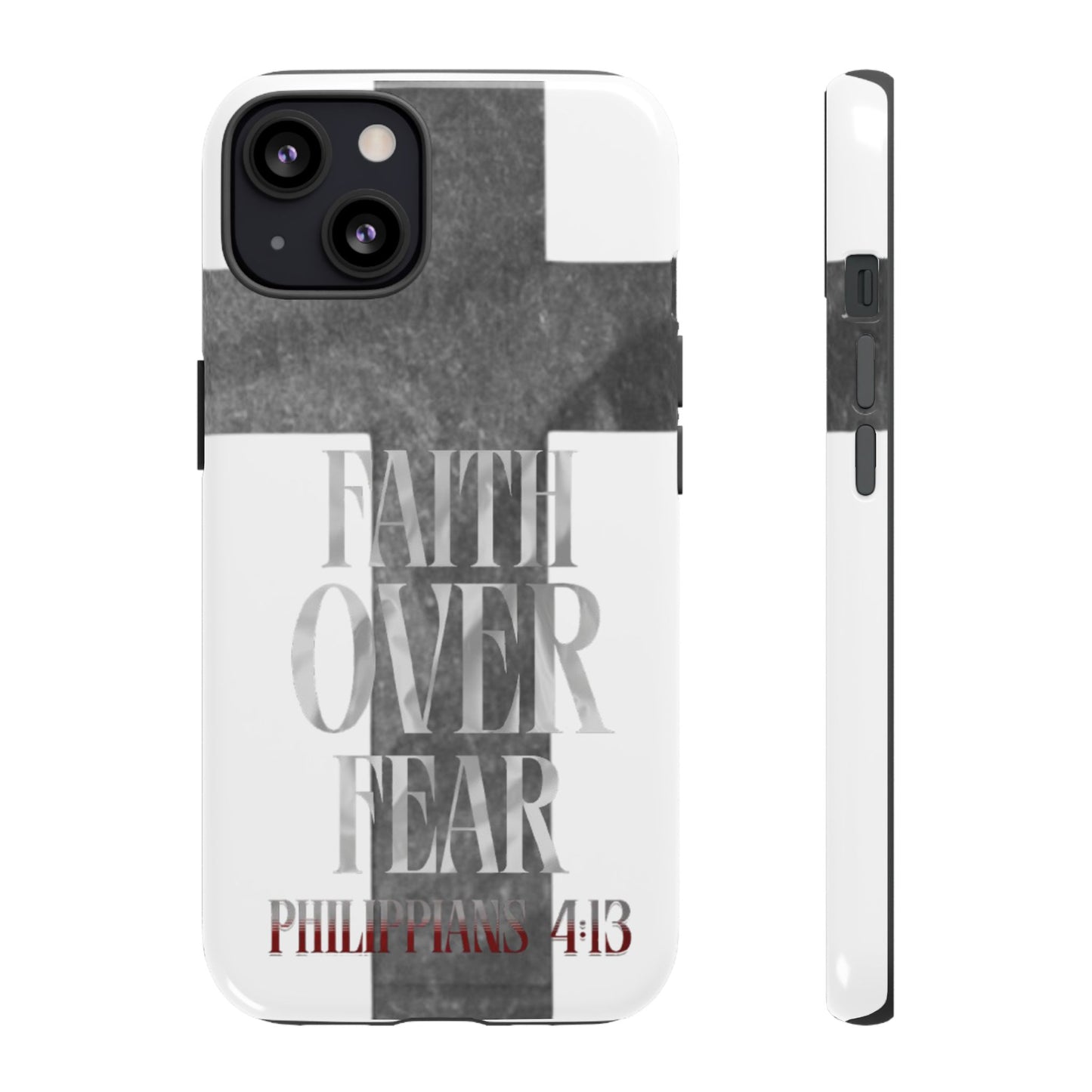 Phone Case - Faith Over Fear - White
