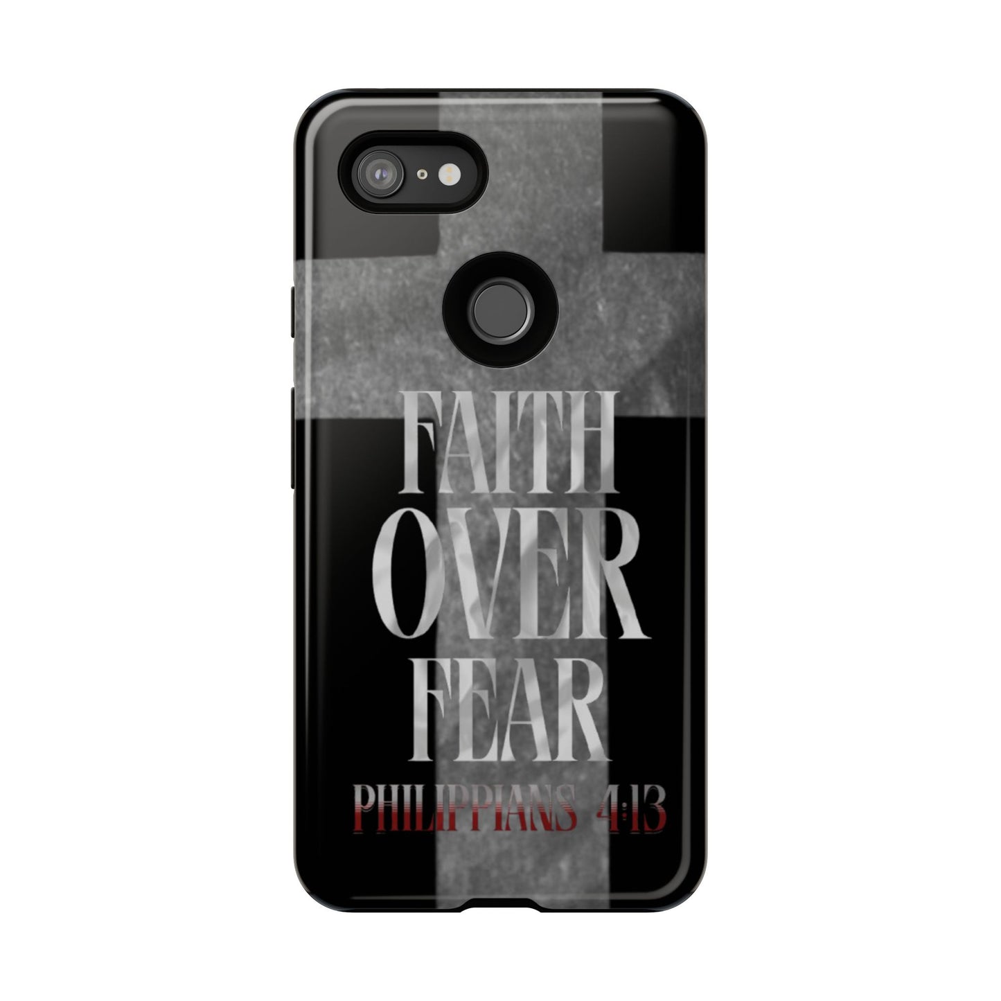 Phone Case - Faith Over Fear - Black