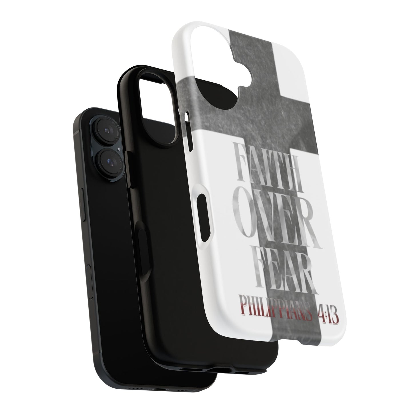 Phone Case - Faith Over Fear - White