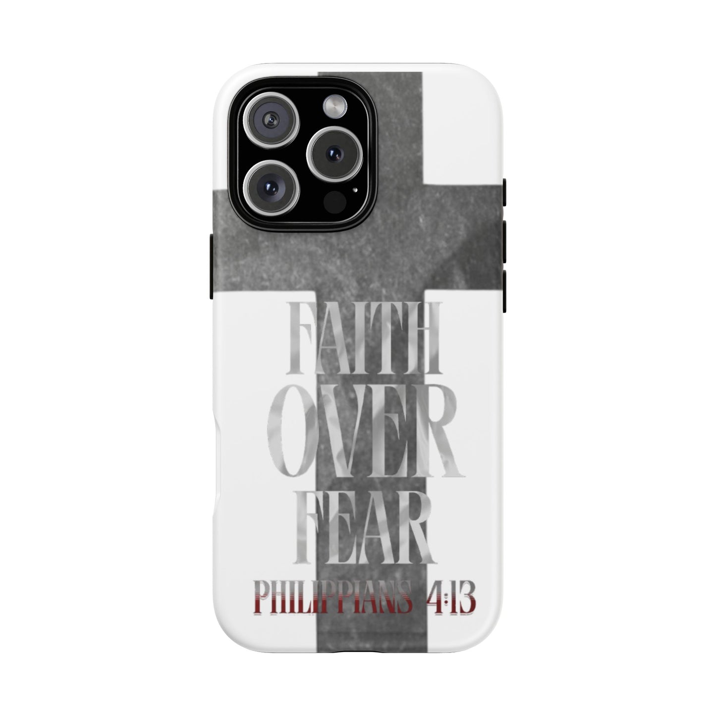 Phone Case - Faith Over Fear - White