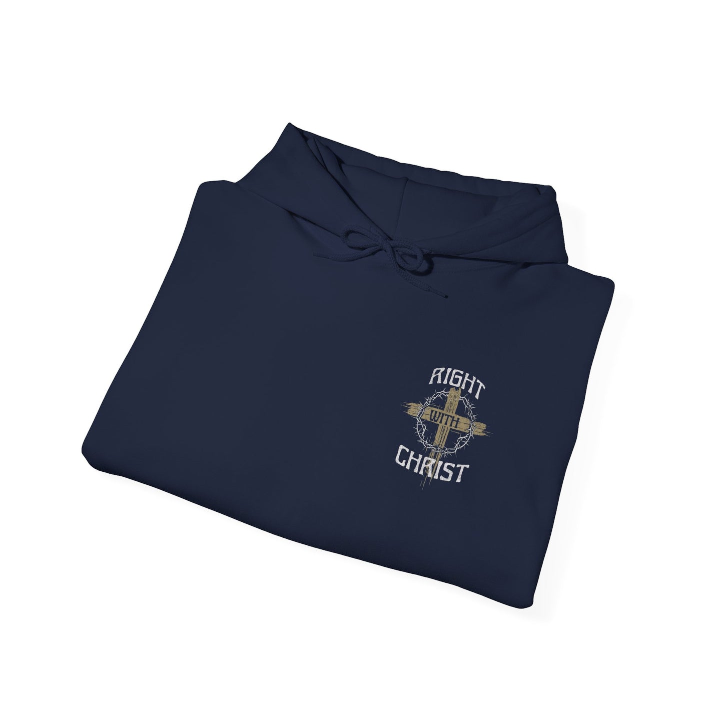 Christian Unisex Hoodie - Right with Christ Design