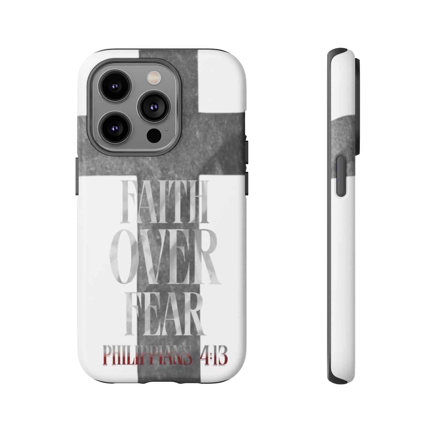Phone Case - Faith Over Fear - White
