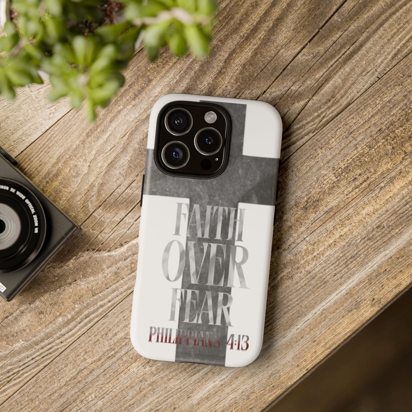 Phone Case - Faith Over Fear - White