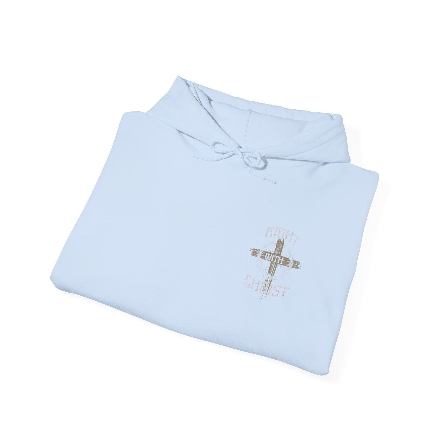 Christian Unisex Hoodie - Right with Christ Design