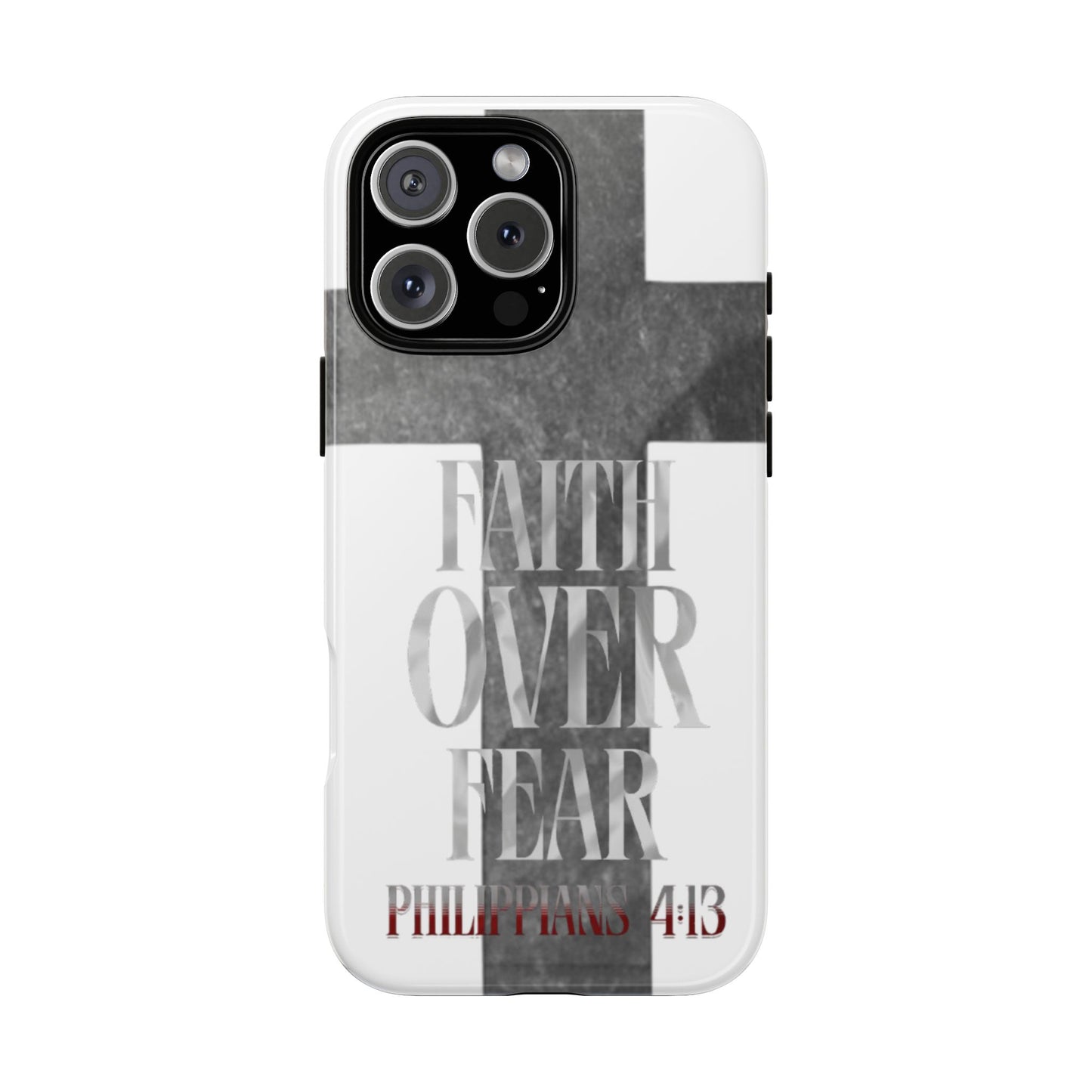 Phone Case - Faith Over Fear - White