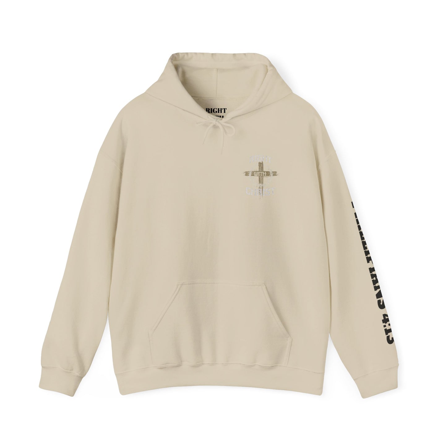 Christian Unisex Hoodie - Right with Christ Design