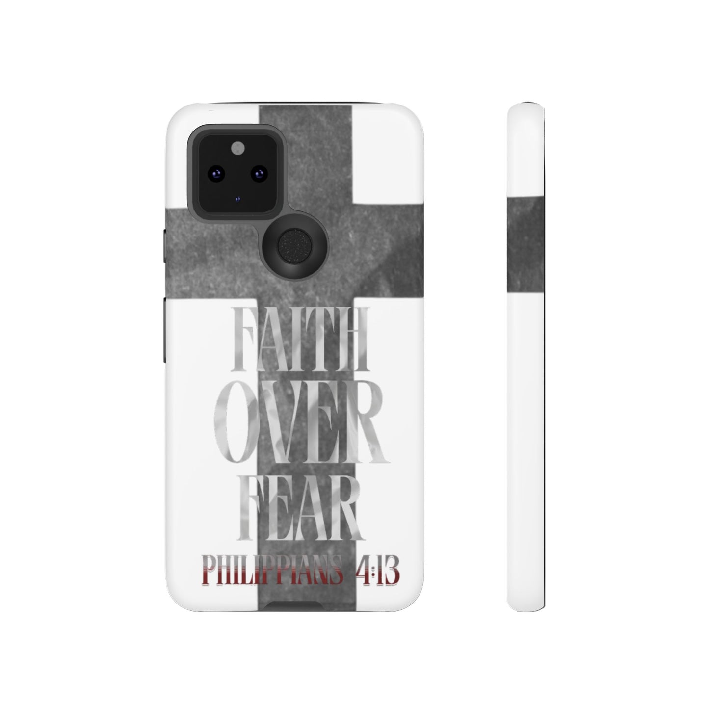Phone Case - Faith Over Fear - White