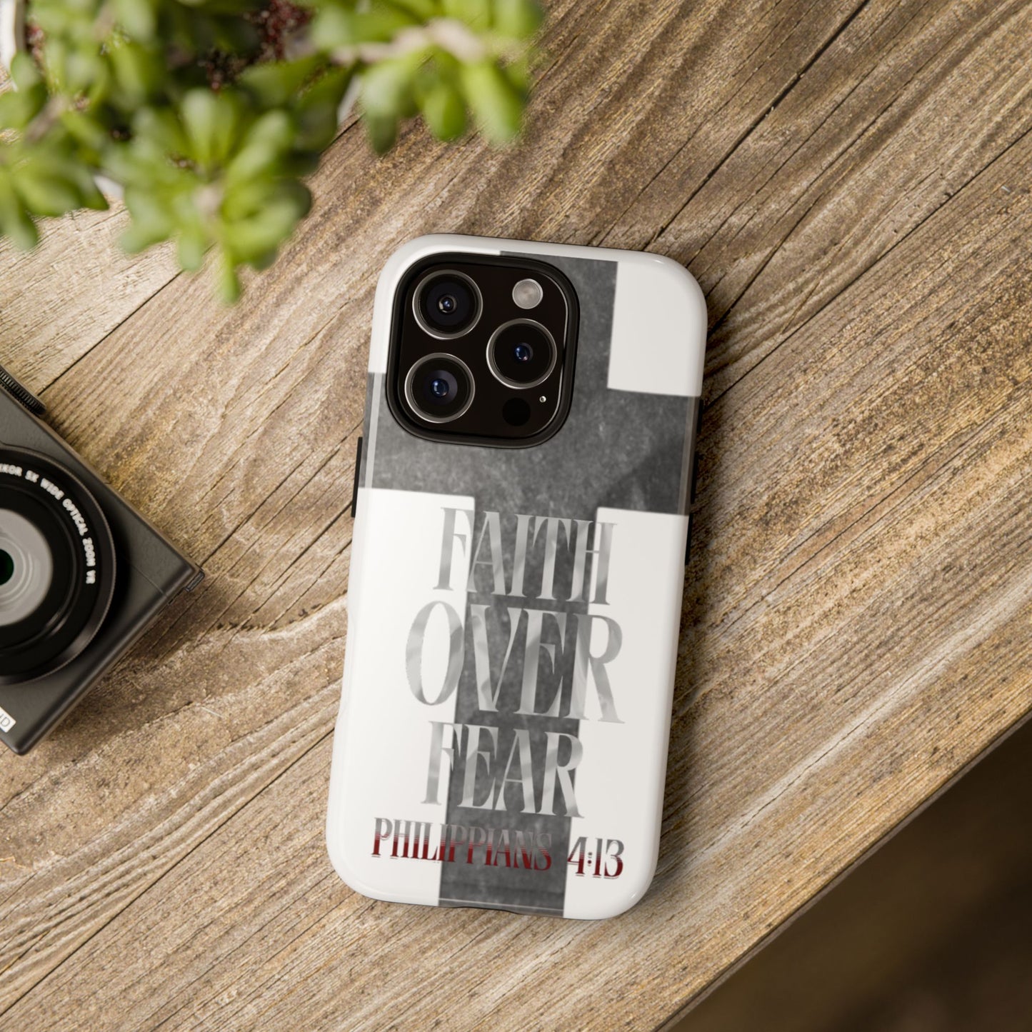 Phone Case - Faith Over Fear - White