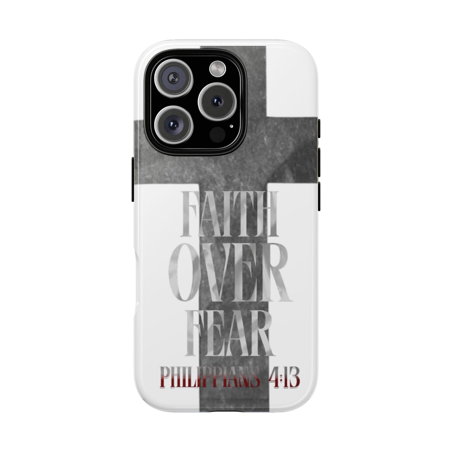 Phone Case - Faith Over Fear - White
