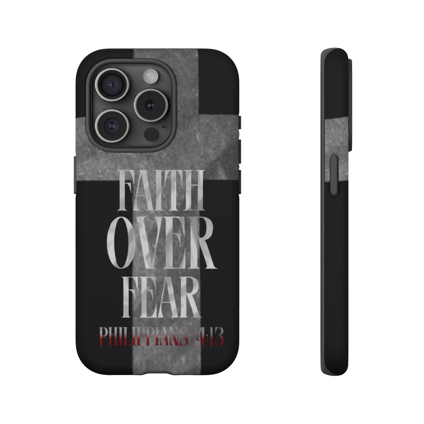 Phone Case - Faith Over Fear - Black