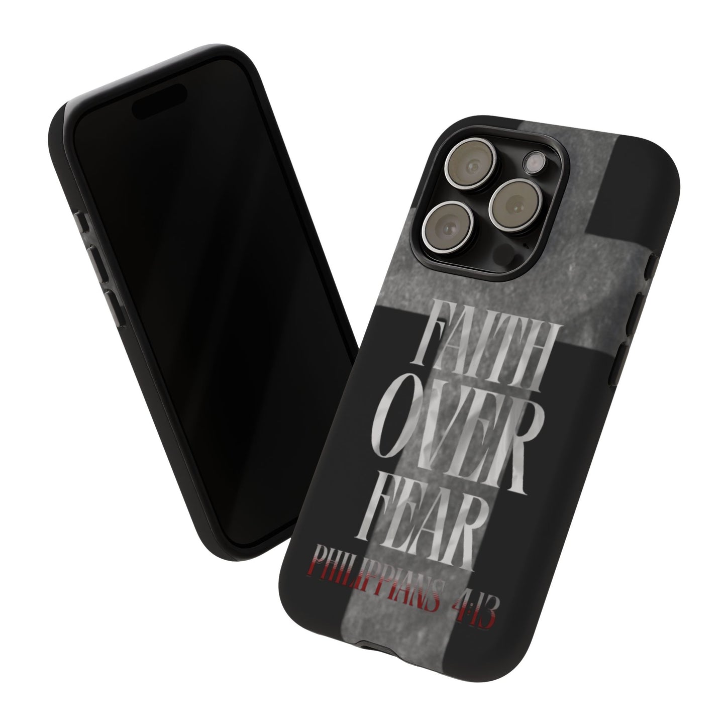 Phone Case - Faith Over Fear - Black