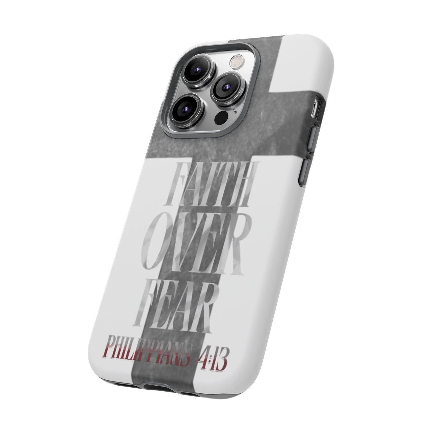 Phone Case - Faith Over Fear - White
